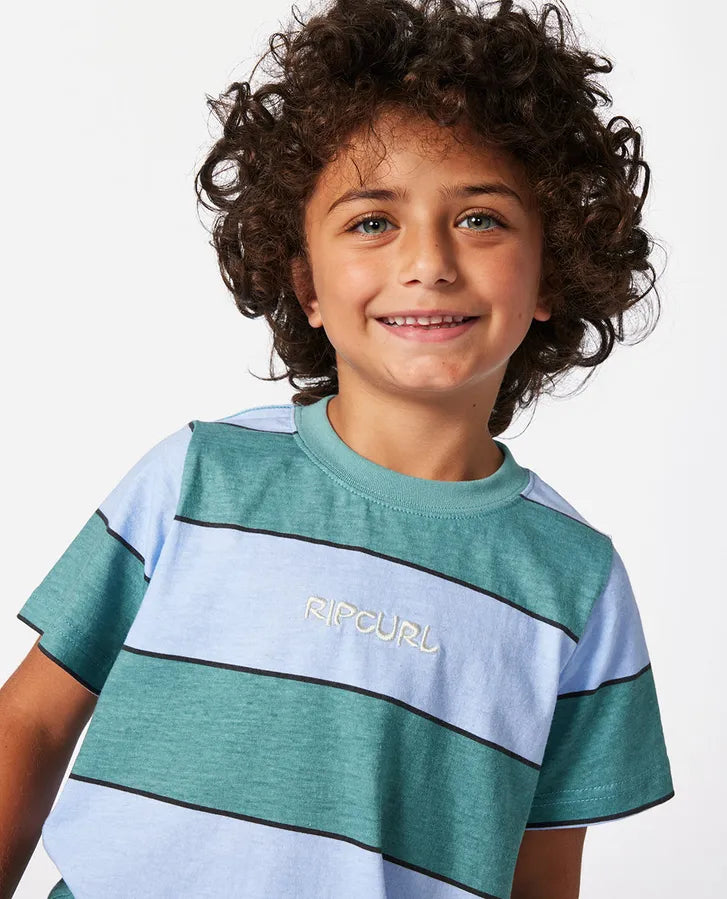 Camiseta Rip Curl Grom Energy Blue Lagoon