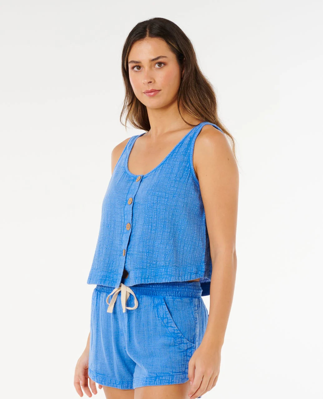 Top Rip Curl Classic Surf Tank Bright Blue