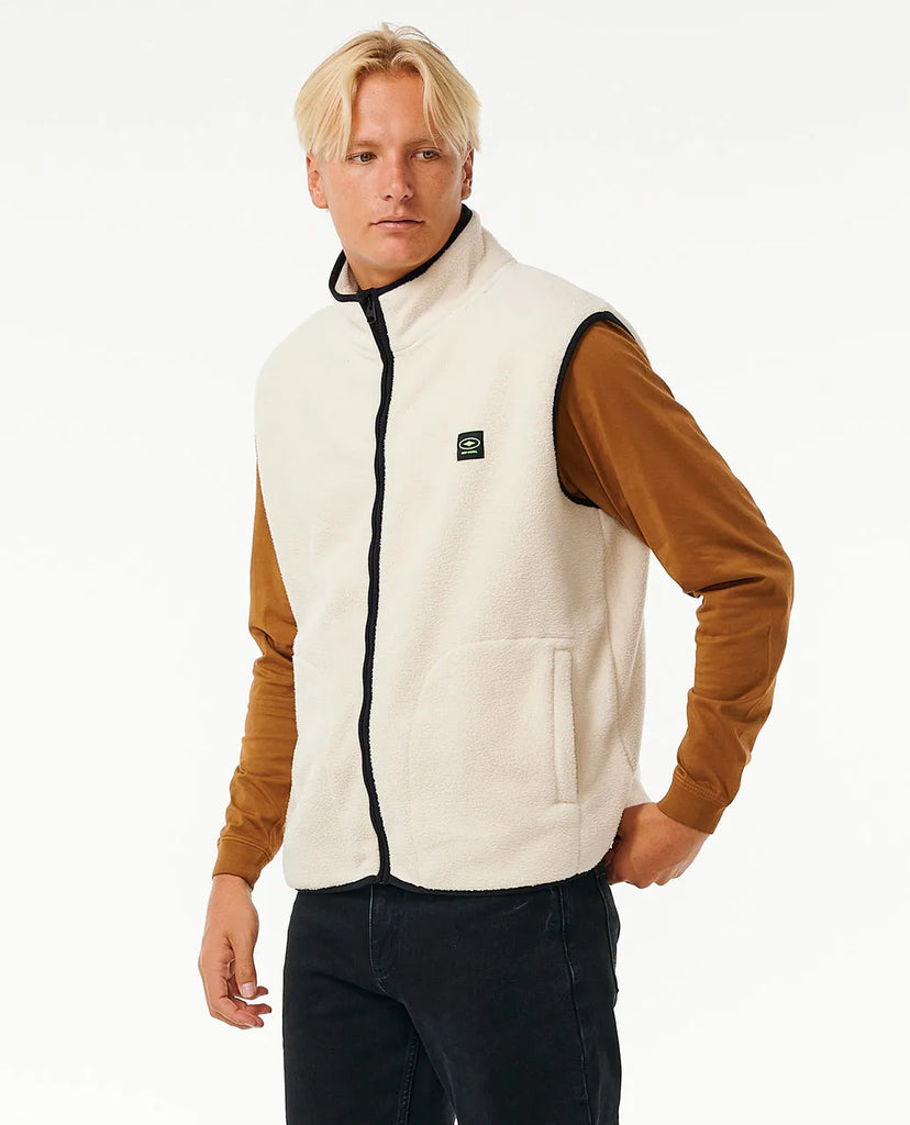 Chaleco Rip Curl Polar Vest Vintage White