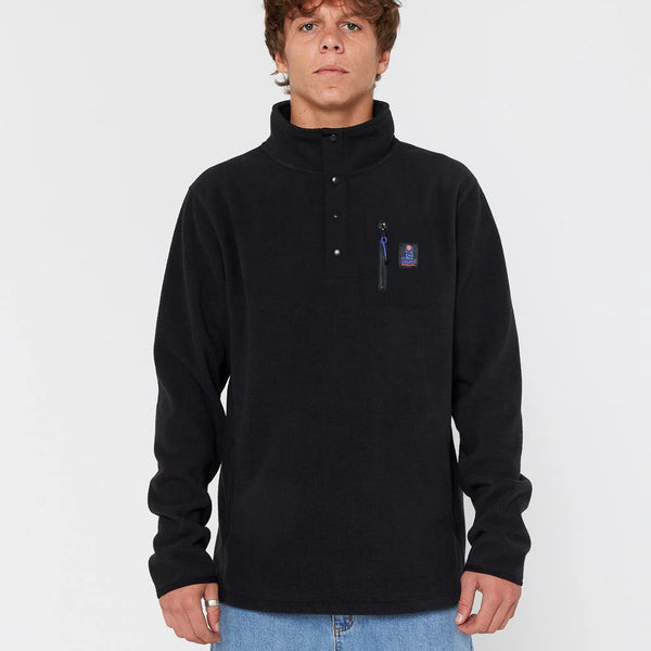 Sudadera Rip Curl Search Forro Polar Black