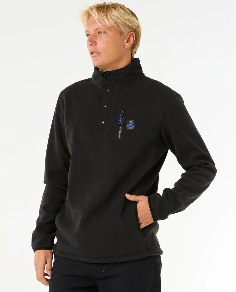 Sudadera Rip Curl Search Forro Polar Black