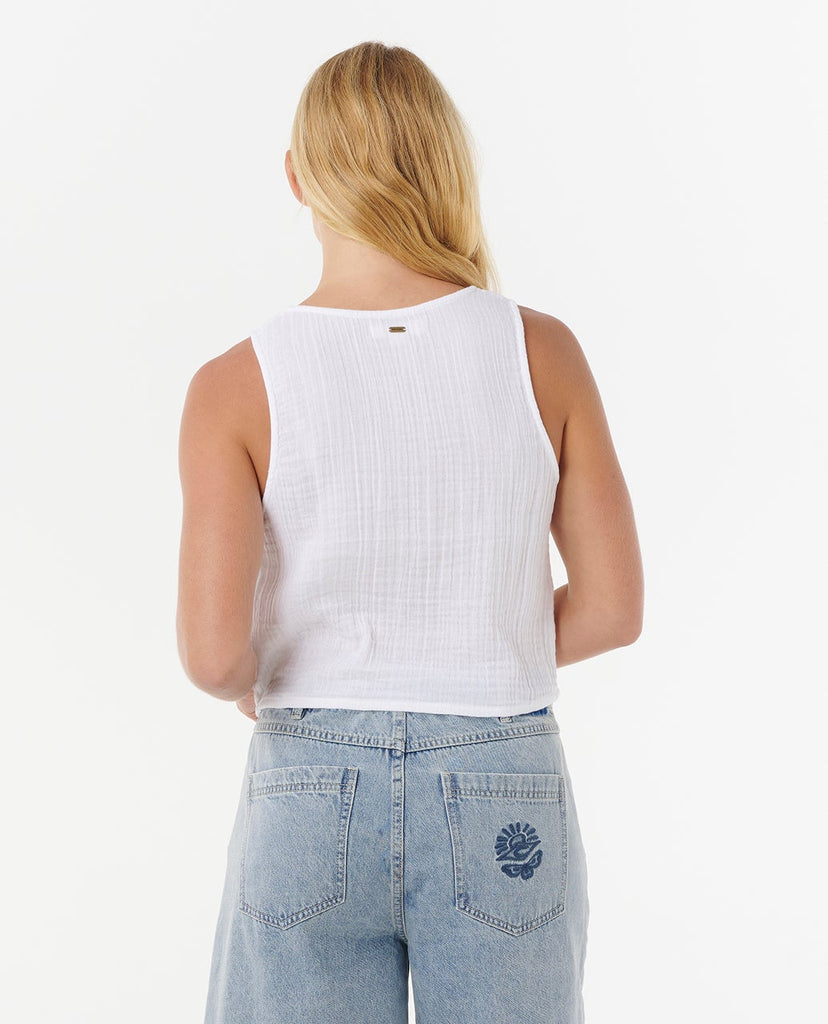 Top Rip Curl Premium Surf Tank White