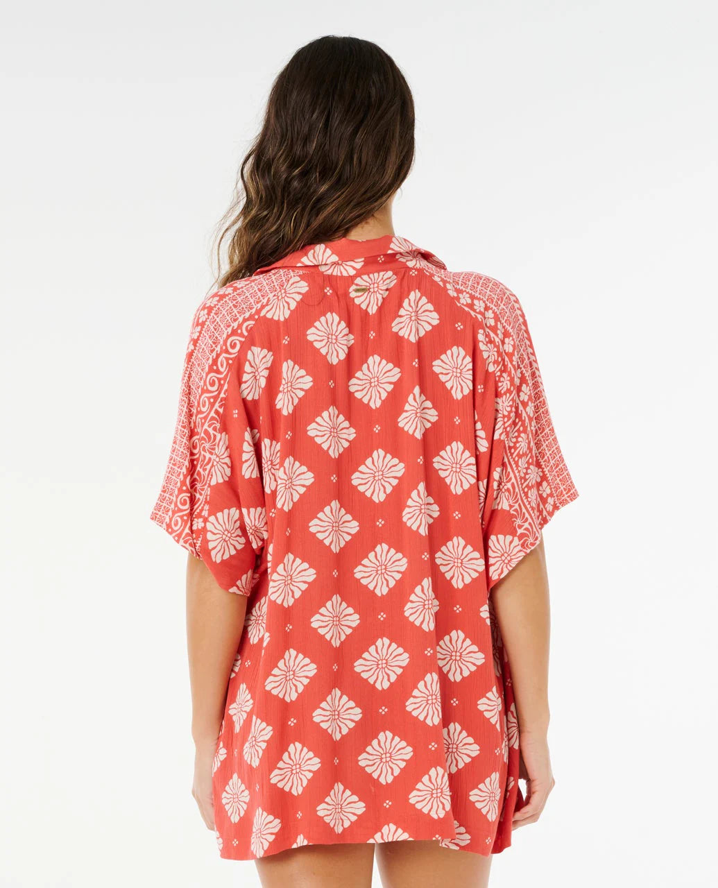 Camisa Rip Curl Ventura Viscose Roja para Mujer