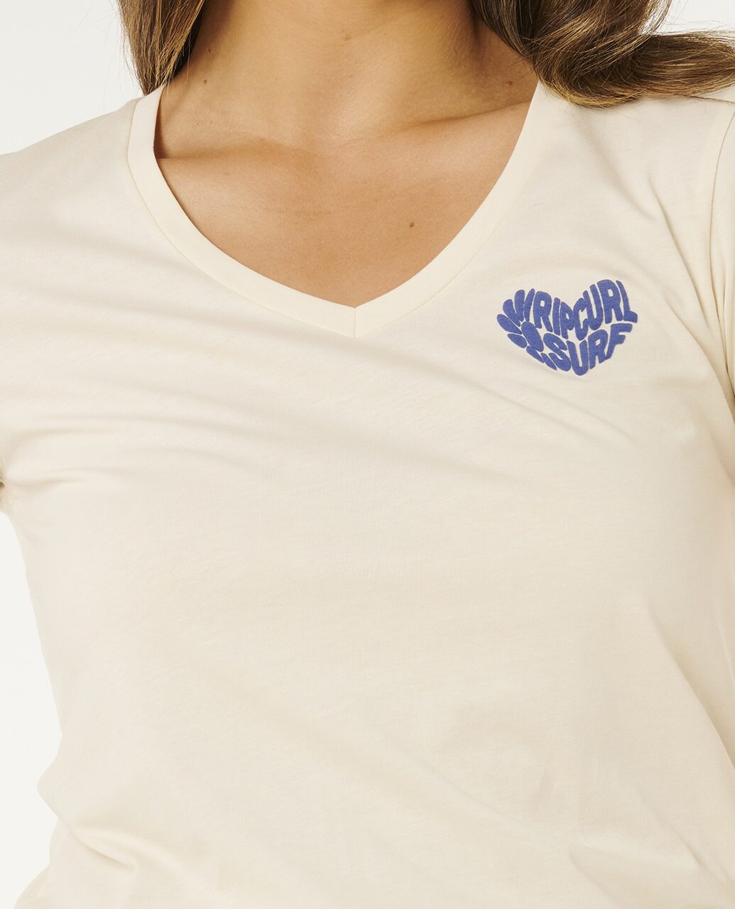 Camiseta Rip Curl Heart V Neck Bone