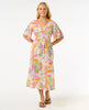 Vestido Largo Rip Curl Cala Vadella Multifloral