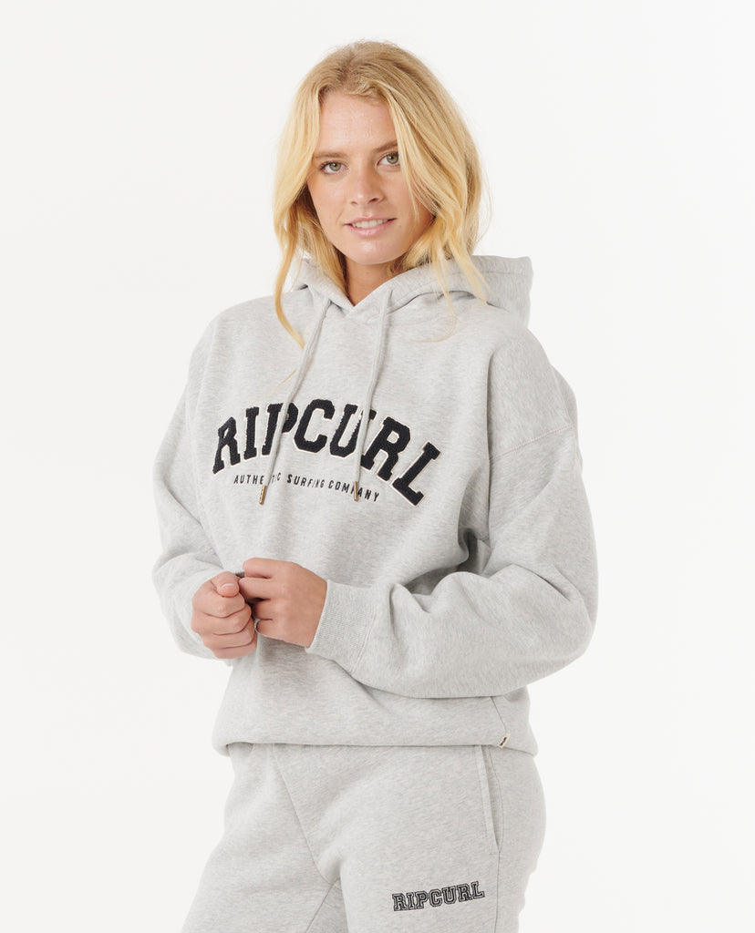 Sudadera Rip Curl Varsity Hoodie Grey Marle/Black