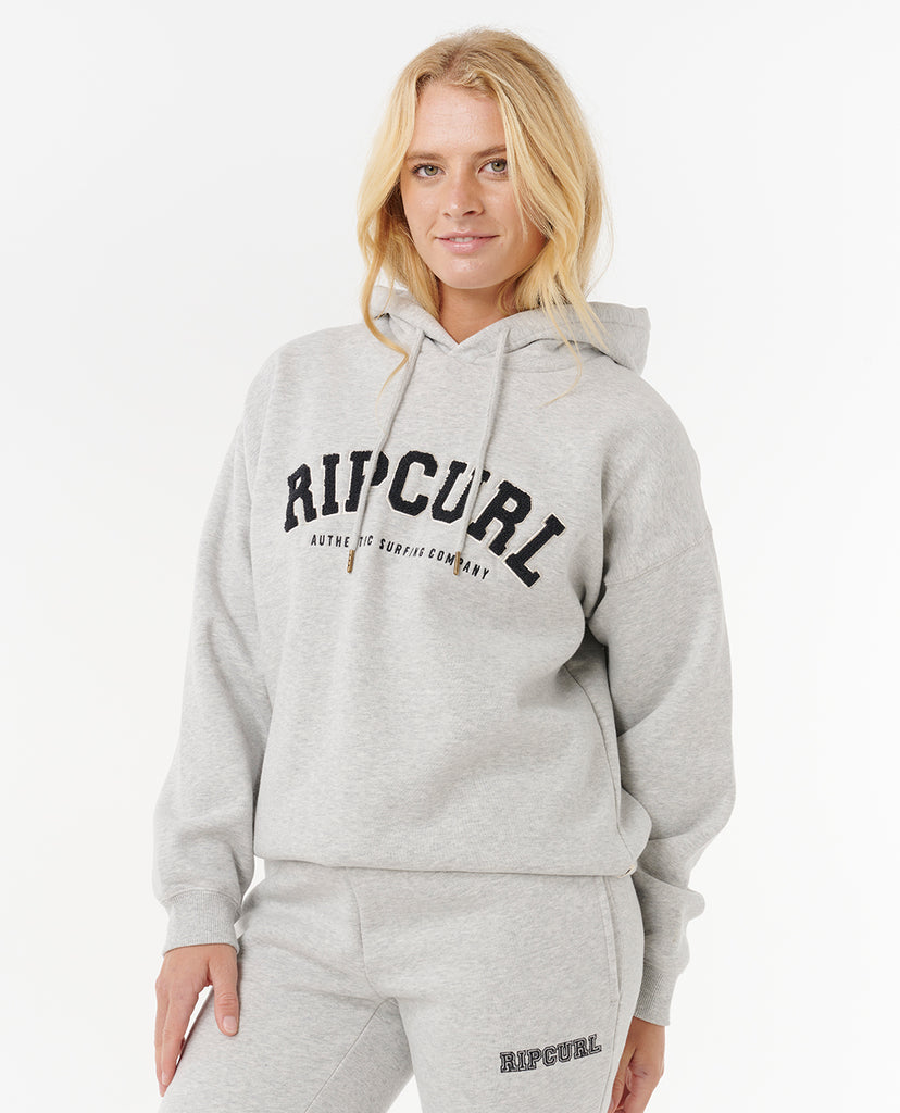 Sudadera Rip Curl Varsity Hoodie Grey Marle/Black