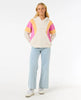 Sudadera Rip Curl Olalla Hoodie Fleece Oatmeal Marle