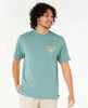 Camiseta Rip Curl Fade Out Icon Tee  Blue Lagoon