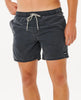 Bañador Rip Curl Volley Offset Washed Black 15´