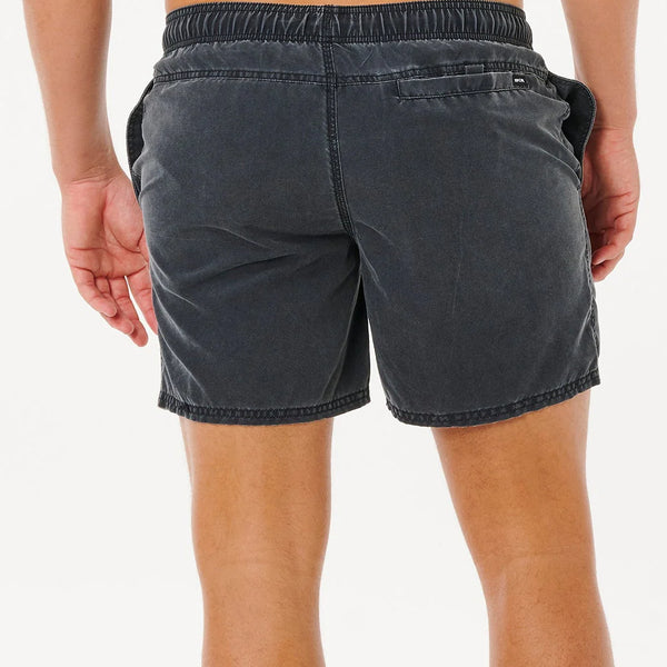 Bañador Rip Curl Volley Offset Washed Black 15´