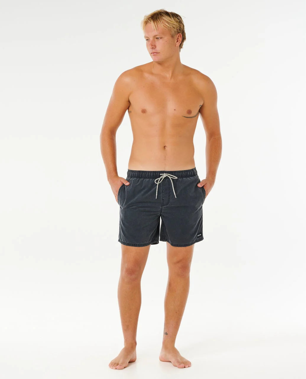 Bañador Rip Curl Volley Offset Washed Black 15´