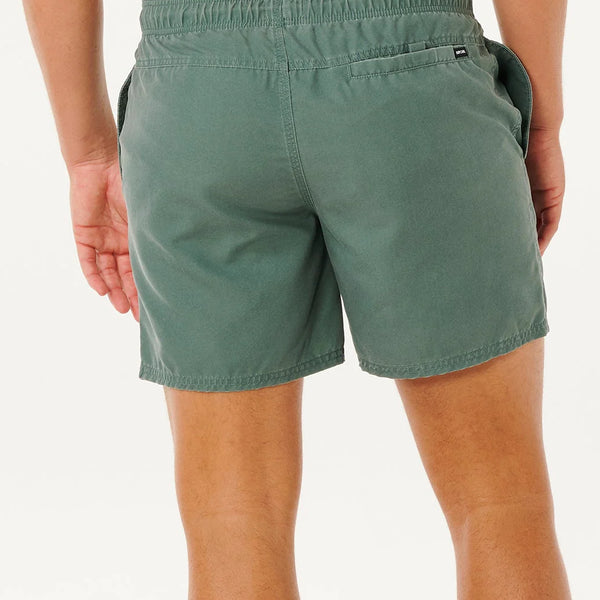 Bañador Rip Curl Volley Offset Washed Moss 15´