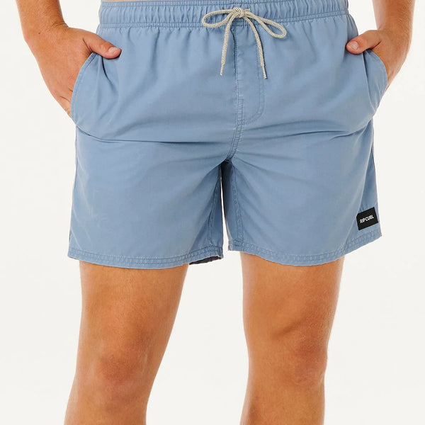 Bañador Rip Curl Volley Offset Washed Faded Denim 15´