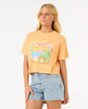 Camiseta Rip Curl La Paloma Crop Pastel Orange