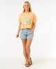 Camiseta Rip Curl La Paloma Crop Pastel Orange