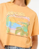 Camiseta Rip Curl La Paloma Crop Pastel Orange