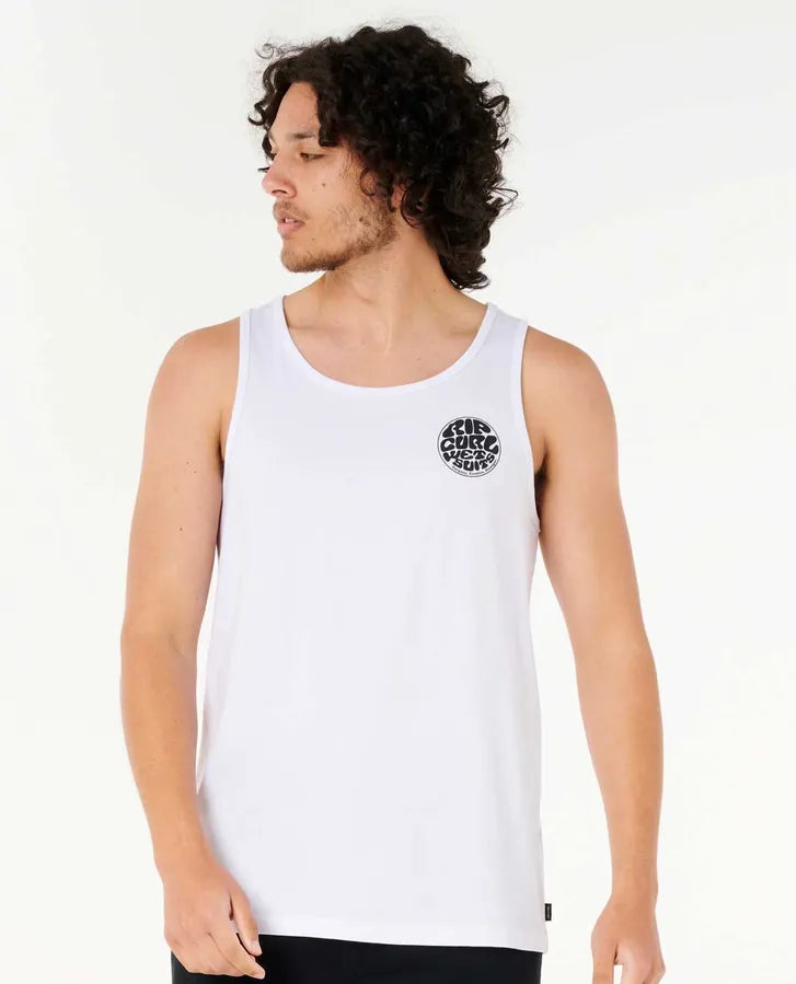 Camiseta Tirantes Rip Curl Surf Wetsuit Icon Tank White