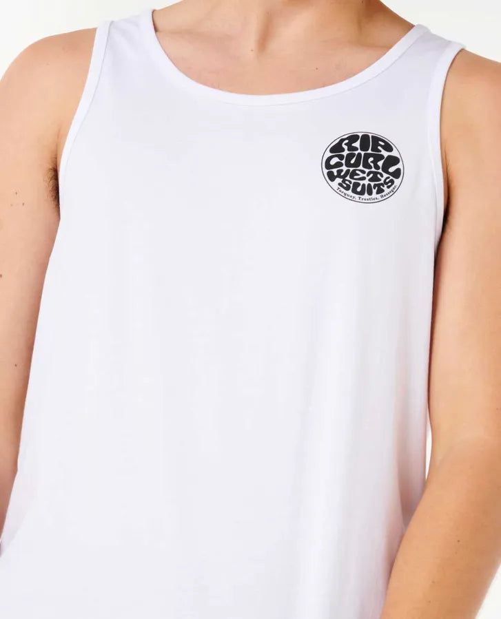 Camiseta Tirantes Rip Curl Surf Wetsuit Icon Tank White
