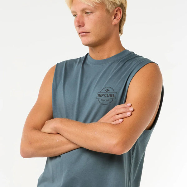 Camiseta Rip Curl Stapler Muscle Pine Night