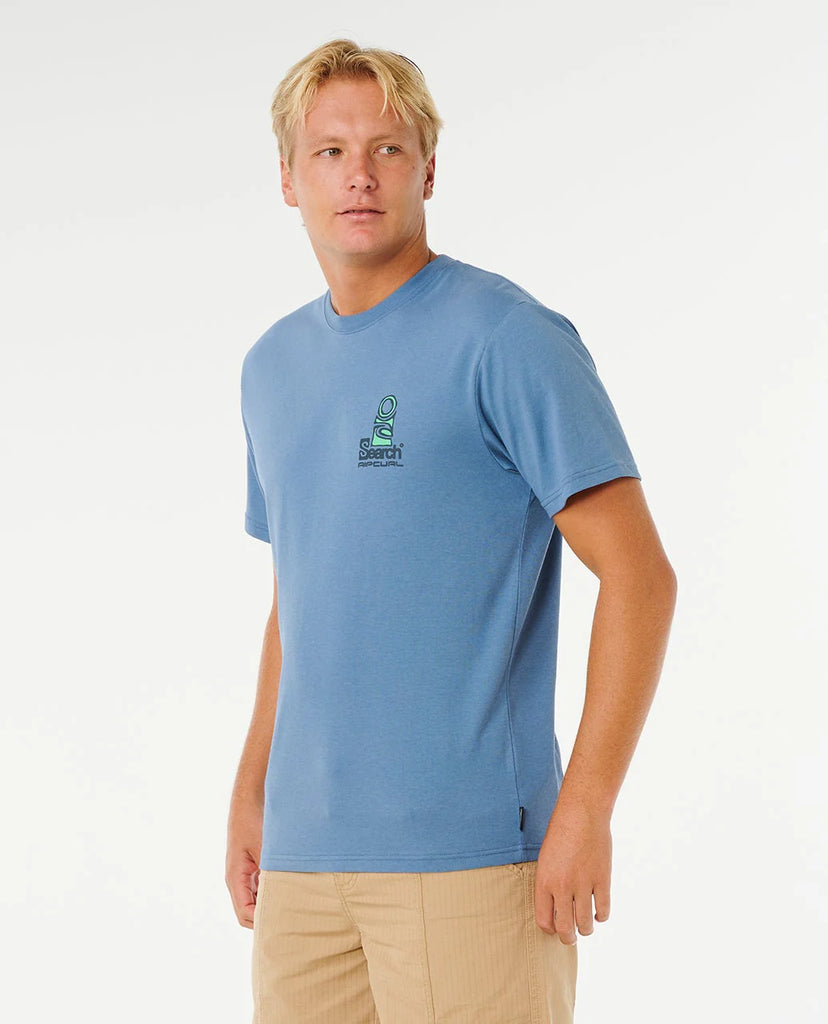 Camiseta Rip Curl Vaporcool Search Stack BlueFin