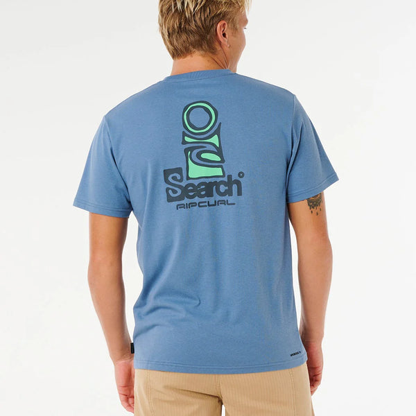 Camiseta Rip Curl Vaporcool Search Stack BlueFin