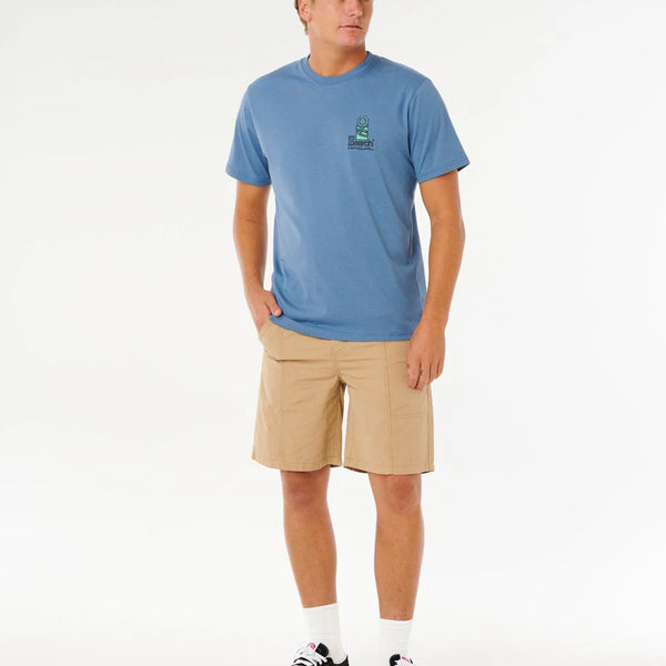 Camiseta Rip Curl Vaporcool Search Stack BlueFin