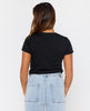 Camiseta Rip Heart V-Neck Black