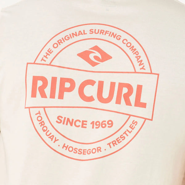 Camiseta Rip Curl Stapler Bone