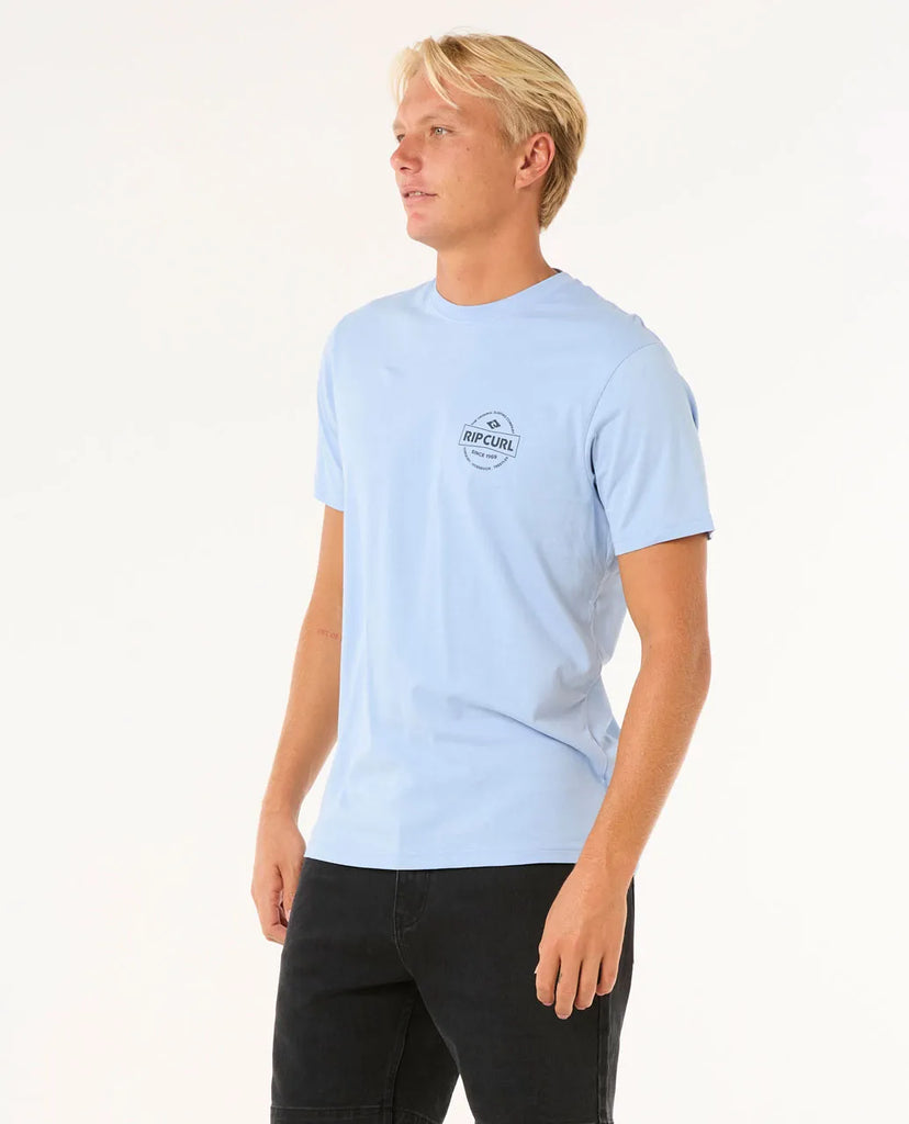 Camiseta Rip Curl Stapler Ice Blue