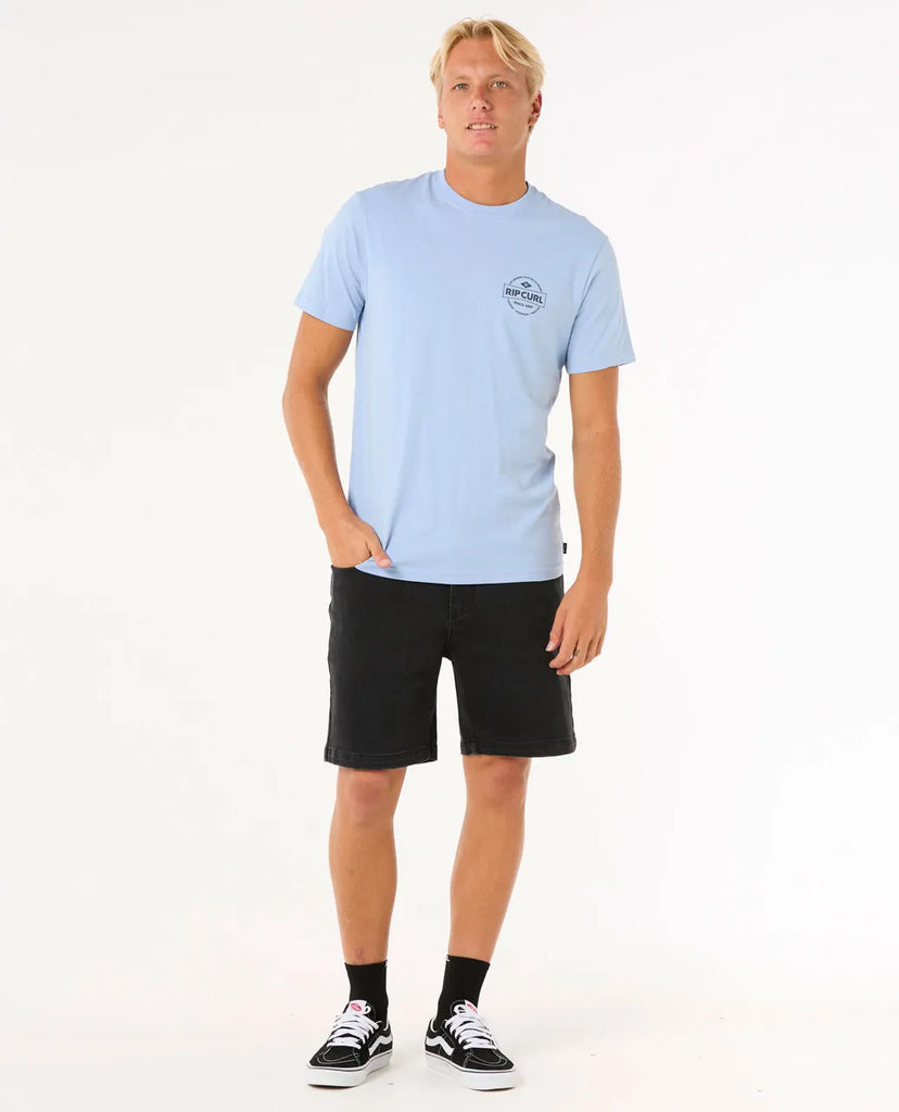 Camiseta Rip Curl Stapler Ice Blue