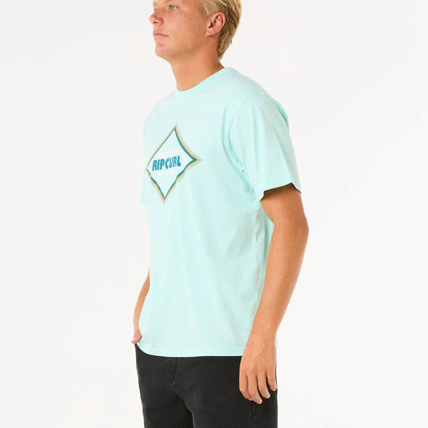 Camiseta Rip Curl Yo Mumma Surf Revival Light Aqua