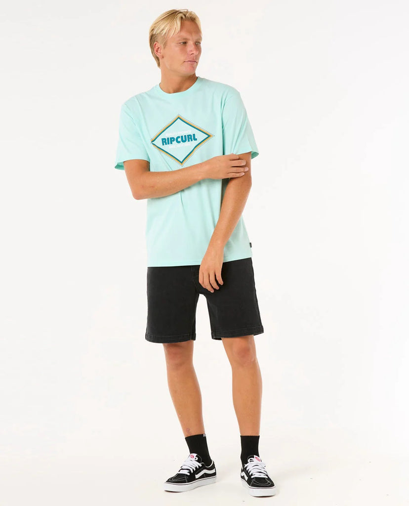 Camiseta Rip Curl Yo Mumma Surf Revival Light Aqua