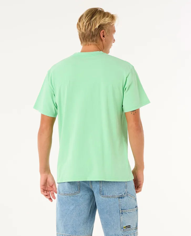 Camiseta Rip Curl Raw Energy Visions Neon Green