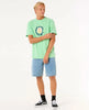 Camiseta Rip Curl Raw Energy Visions Neon Green