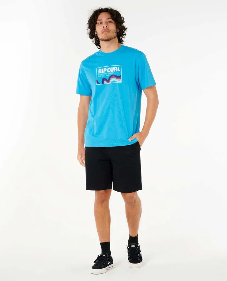 Camiseta Rip Curl Swirl Surf Revival Blue Paint
