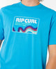 Camiseta Rip Curl Swirl Surf Revival Blue Paint