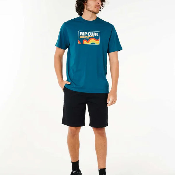Camiseta Rip Curl Swirl Surf Revival Deep Ocean