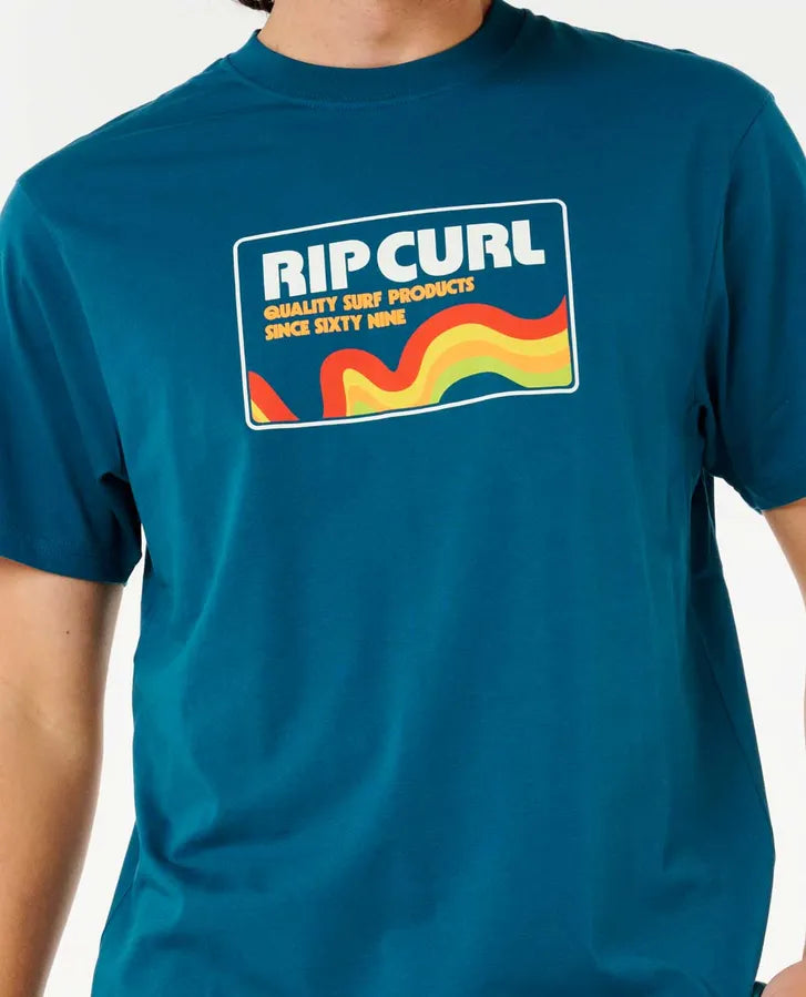 Camiseta Rip Curl Swirl Surf Revival Deep Ocean