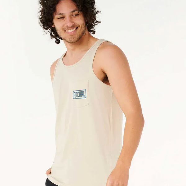 Camiseta Tirantes Rip Curl Surf Made For Tank Vintage White
