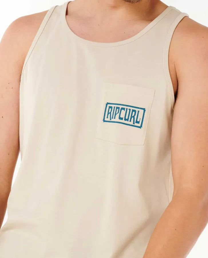 Camiseta Tirantes Rip Curl Surf Made For Tank Vintage White