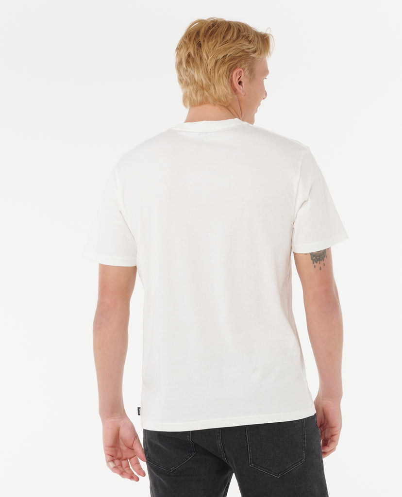 Camiseta Rip Curl Surf Revival Station Bone