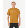 Camiseta Rip Curl Surf Revival Station Bronze