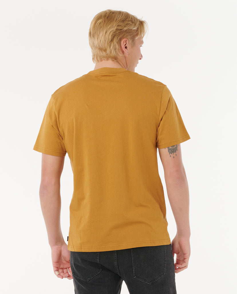 Camiseta Rip Curl Surf Revival Station Bronze