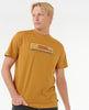Camiseta Rip Curl Surf Revival Station Bronze