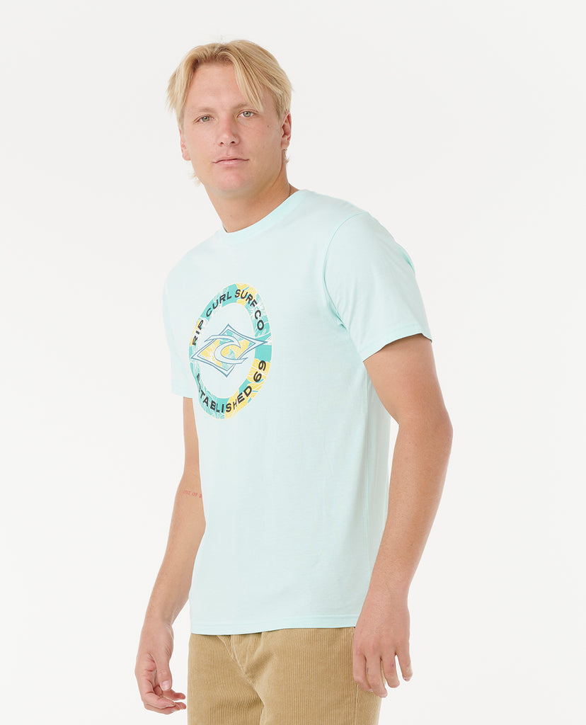 Camiseta Rip Curl Staple Filler Light Aqua