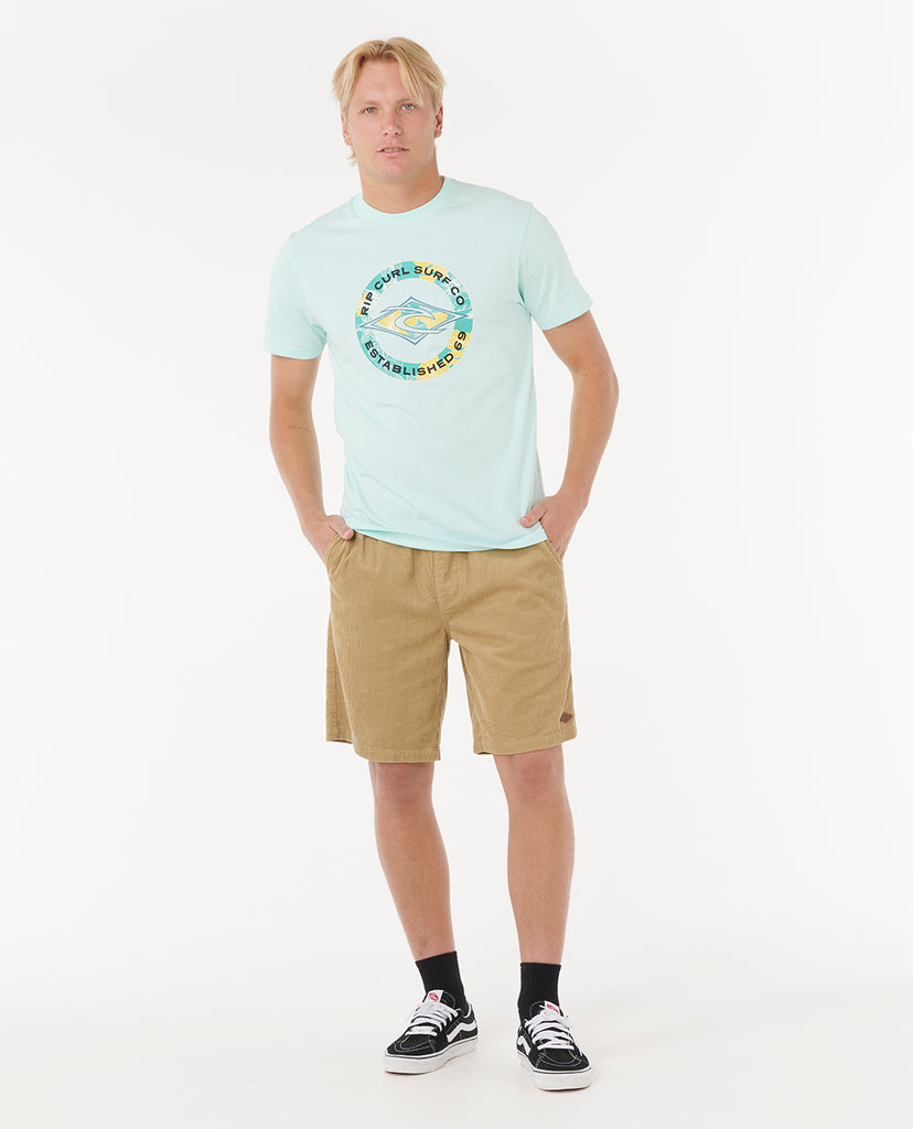 Camiseta Rip Curl Staple Filler Light Aqua