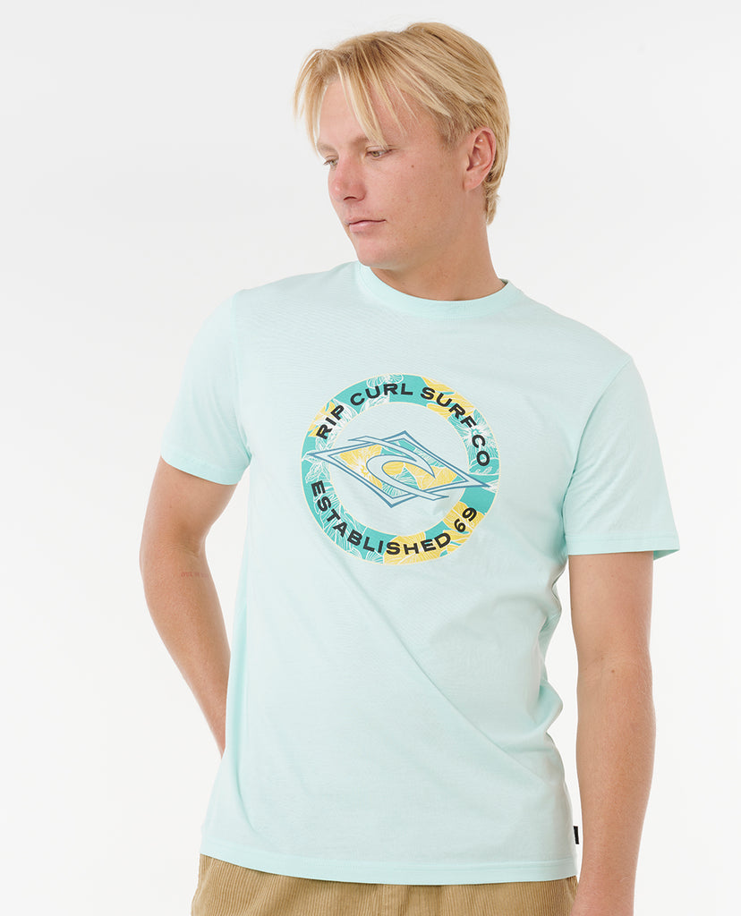 Camiseta Rip Curl Staple Filler Light Aqua