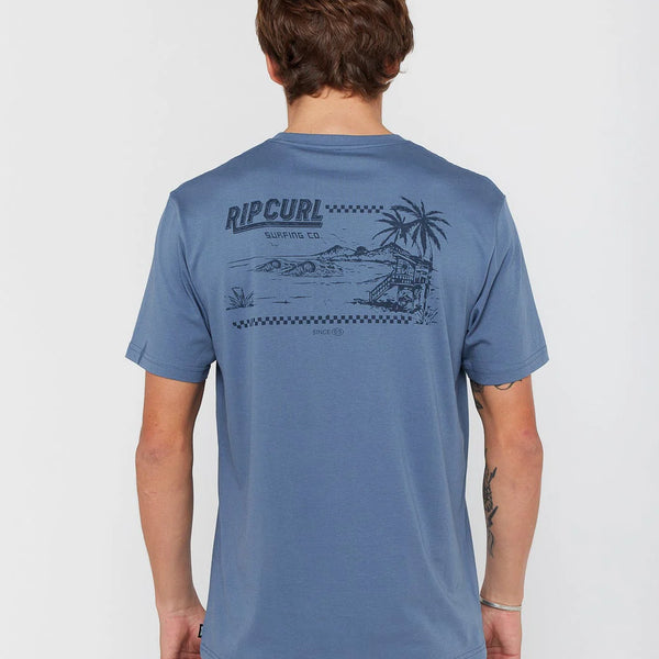 Camiseta Rip Curl Sportline F&B Bluefin