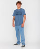 Camiseta Rip Curl Sportline Invader Bluefin
